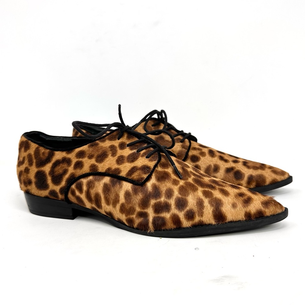 Marc Fisher LTD Finna Pointy Toe Oxford Leopart Print - Picture 4 of 12